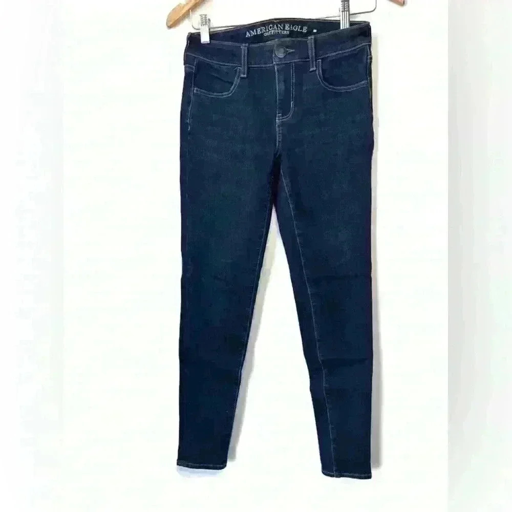 American Eagle Outfitters Women’s Classic Dark Denim Skinny Short Jeans 0